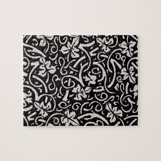 William Morris Grapevine壁紙パターン ジグソーパズル (横)