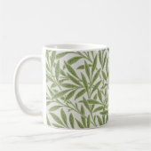 William Morris Green Floral Botanical Pattern コーヒーマグカップ (左)