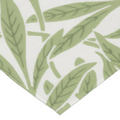 William Morris Green Floral Botanical Pattern ショートテーブルランナー (コーナー)