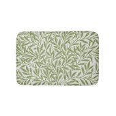 William Morris Green Floral Botanical Pattern バスマット (正面)