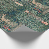 William Morris Greenery Forest Animal Botanical ラッピングペーパー (角)