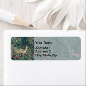 William Morris Greenery Forest Animal Botanical ラベル (インサイチュ)