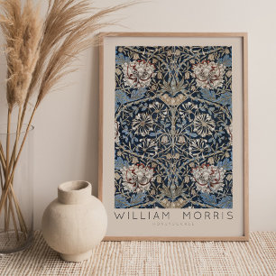 William Morris Honeysuckle Wall Art Print ポスター