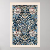 William Morris Honeysuckle Wallpaper Art Print ポスター (正面)