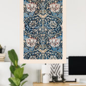 William Morris Honeysuckle Wallpaper Art Print ポスター (ホームオフィス)