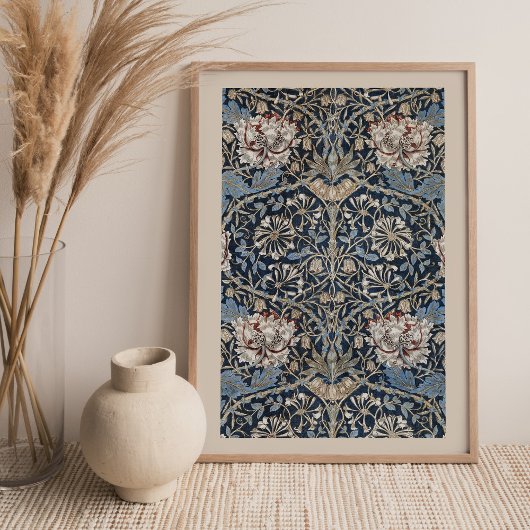 William Morris Honeysuckle Wallpaper Art Print ポスター