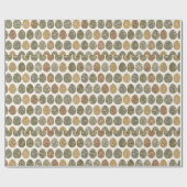 William Morris Inspired Botanical Easter Egg  ラッピングペーパー (フラット)