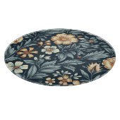 William Morris Inspired Botanical Style Pattern カッティングボード (角)