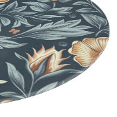 William Morris Inspired Botanical Style Pattern カッティングボード (角)