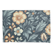 William Morris Inspired Botanical Style Pattern 枕カバー (正面左)