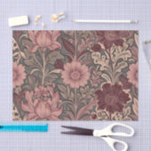 William Morris Inspired Floral Pattern 薄葉紙 (クラフト)