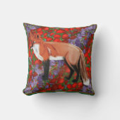 William Morris inspired Fox クッション (正面)