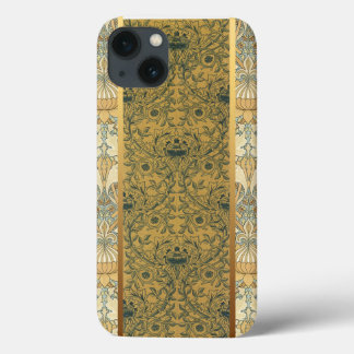 William Morris Ipadケースによる2つのフローラルパターン iPhone 13ケース