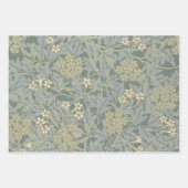 William Morris Jasmine Blossom Garden Sets ラッピングペーパーシート (正面2)