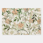 William Morris Jasmine Blossom Garden Sets ラッピングペーパーシート (正面)