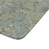 William Morris Jasmine Blue Green Botanical Art カッティングボード (角)