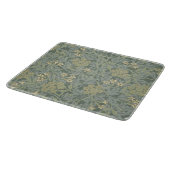 William Morris Jasmine Blue Green Botanical Art カッティングボード (角)