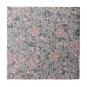 William * Morris Jasmine Pink and Gray タイル (正面)