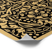 William Morris Kelmscottプレスページ1896 ポスター (角)