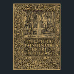 William Morris Kelmscottプレスページ1896 ポスター<br><div class="desc">これは、「世界の終わりの井戸」の木版のデジタルプリントである。Kelmscott Pressが1896年にアンティークを綴ったWilliam MorrisとEdward Burne-Jonesの8枚のコピーの一つ。金ゴールドの色を変更できカスタマイズます。</div>