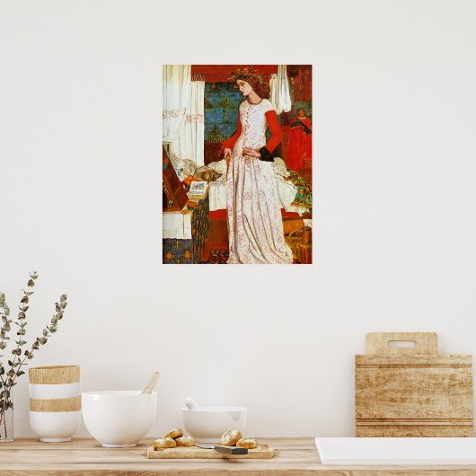 William Morris, La Belle Iseult, ポスター (キッチン)