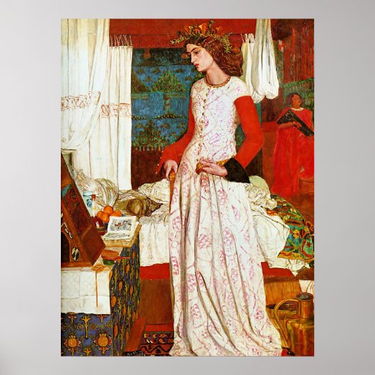 William Morris, La Belle Iseult, ポスター (正面)