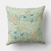 William Morris Larkspur クッション (裏面)