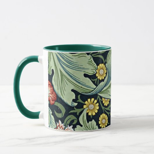 William Morris - Leicester, floral pattern, マグカップ (左)