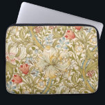 William Morris Lily ラップトップスリーブ<br><div class="desc">William Morris Lily Pattern Design. William Morris was an English textile designer, artist, writer, and socialist associated with the Pre-Raphaelite Brotherhood and British Arts and Crafts Movement. He founded a design firm in partnership with the artist Edward Burne-Jones, and the poet and artist Dante Gabriel Rossetti. This beautiful Art Nouveau...</div>