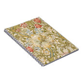 William Morris Lily Art Nouveau ノートブック (右側)