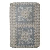 William Morris  Lodden Gray Gold Lace バスマット (正面縦)