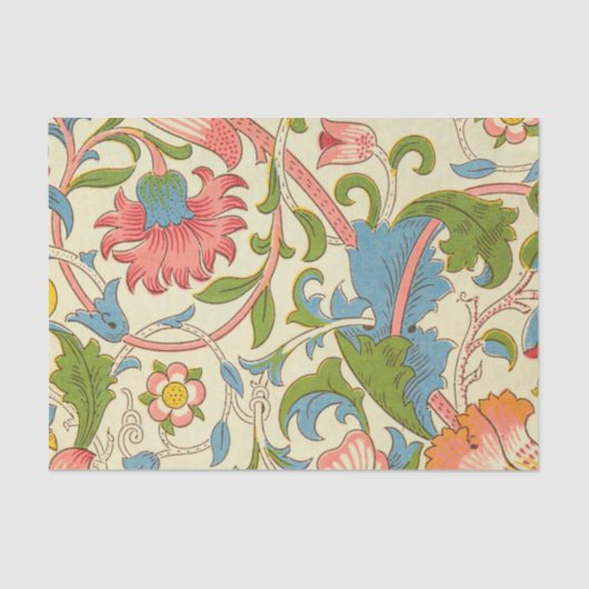 William Morris Lodden Pattern Decopage 薄葉紙 (正面)