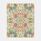 William Morris Loddon Blossom Floral Patterns フリースブランケット (正面)