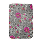 William Morris Marigoldグレーとホワイト バスマット (正面縦)