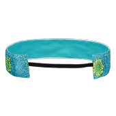 William Morris Marigold、ターコイズ&コバルトブルー アスレチックヘッドバンド (裏面)