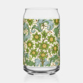William Morris' Orchard Pattern Art Nouveau ガラス缶 (裏面)