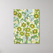 William Morris' Orchard Pattern Art Nouveau キャンバスプリント (正面)