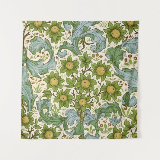 William Morris' Orchard Pattern Art Nouveau タペストリー (正面)