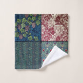 William Morris Patch Art Nouveau    バスタオルセット (ウォッシュタオル)