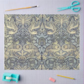 William Morris Peacock and Dragon Blue Decoupage 薄葉紙 (クラフト)