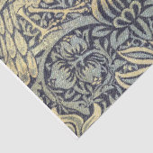 William Morris Peacock and Dragon Blue Decoupage 薄葉紙 (詳細)