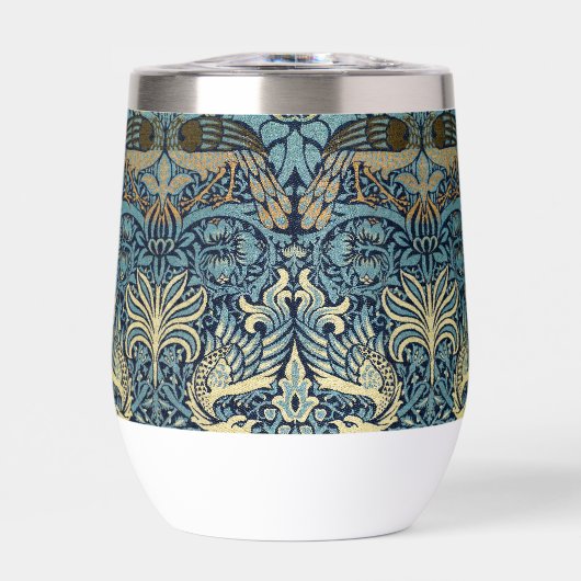 William Morris Peacock and Dragon Woven Design (正面)