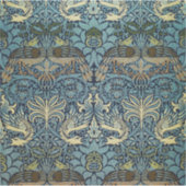 William Morris Peacock and Dragon Woven Design シール (正面)