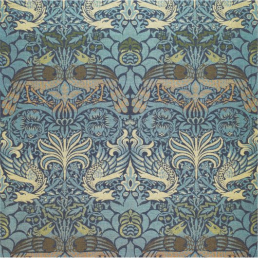 William Morris Peacock and Dragon Woven Design シール (正面)