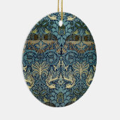 William Morris Peacock and Dragon Woven Design セラミックオーナメント (右)