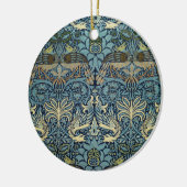 William Morris Peacock and Dragon Woven Design セラミックオーナメント (左)