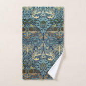 William Morris Peacock and Dragon Woven Design バスタオルセット (ハンドタオル)