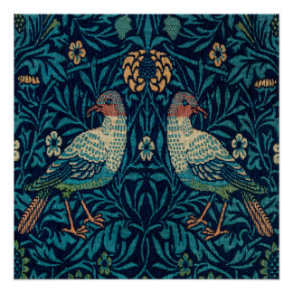 William Morris Pheasants ポスター