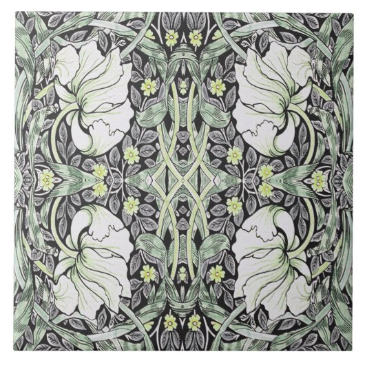 William Morris Pimpernelヴィンテージシームレスパターン タイル (正面)