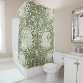 William Morris PimpernelヴィンテージパターンシャワーCu シャワーカーテン (インサイチュ)